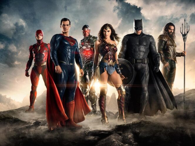 
 Tampilan para superhero DC di film Justice League yang rilis 2017. (Warner Bros)
