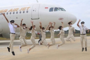 Super Air Jet  Bandara Soekarno-Hatta ke Bandara Radin Inten II