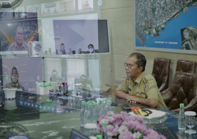 
 Walikota Makassar Rakor Dengan Kepala SKPD, Bahas Laskar Pelangi 24jam