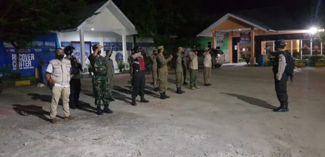 
 Malam Hari Satgas Raika Kecamatan Biringkanaya Lakukan Patroli Wilayah