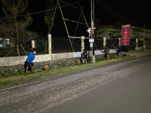 Lurah Katimbang Terus Berbenah Percantik Kantornya