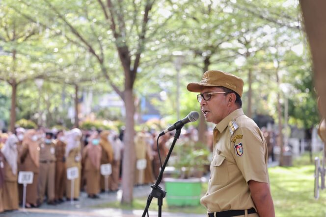 
 Hari Pertama Ngantor, Walikota Makassar Sidak SKPD, 96 Persen Hadir