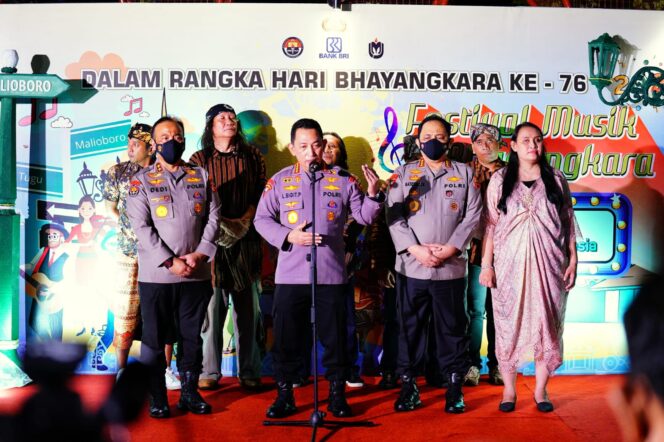 
 Kapolri Tutup Kegiatan Festival Musik Jalanan, Ruang Demokrasi Jaga Persatuan