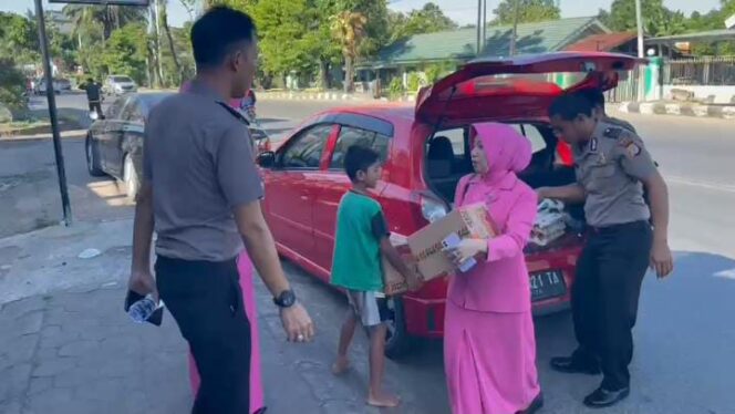 
 Kenaikan Pangkat, Anggota Zazg Gowa Berbagi Ke Panti Asuhan