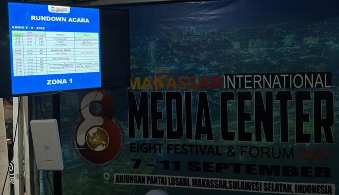 
 Pengunjung Bisa Akses Informasi F8 di Media Center Diskominfo