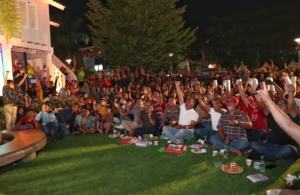 Nobar di Makassar F8