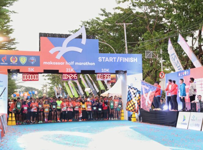 
 Bertaraf Internasional, Makassar Half Marathon Magnet Baru Pecinta Olahraga Lari