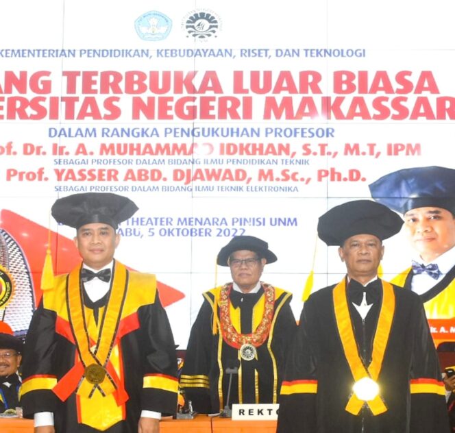 
 Universitas Negeri Makassar Kukuhkan 2 Guru Besar