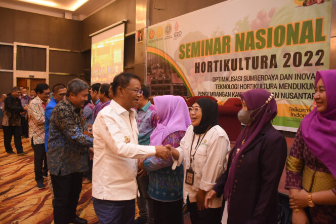 
 Pasi Komsos Korem 132/TDL Hadiri Seminar Hortikultura 2022