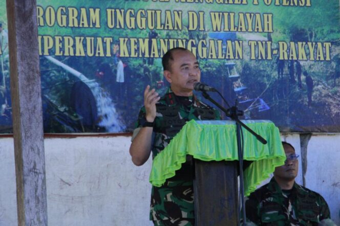 
 Program Unggulan Serbuan Teritorial Korem 132/TDL 2022 Resmi Ditutup