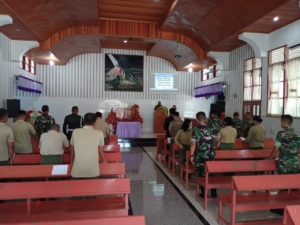 Umat Nasrani Jajaran Korem