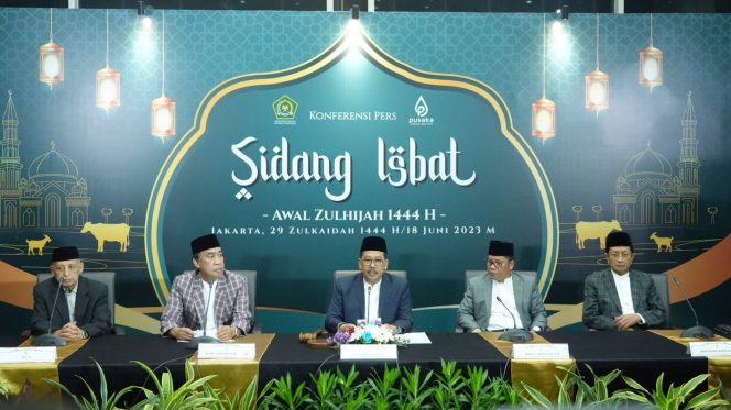 
 Breaking News : Kemenag Menetapkan Idul Adha 1444H Jatuh pada Kamis 29 Juni