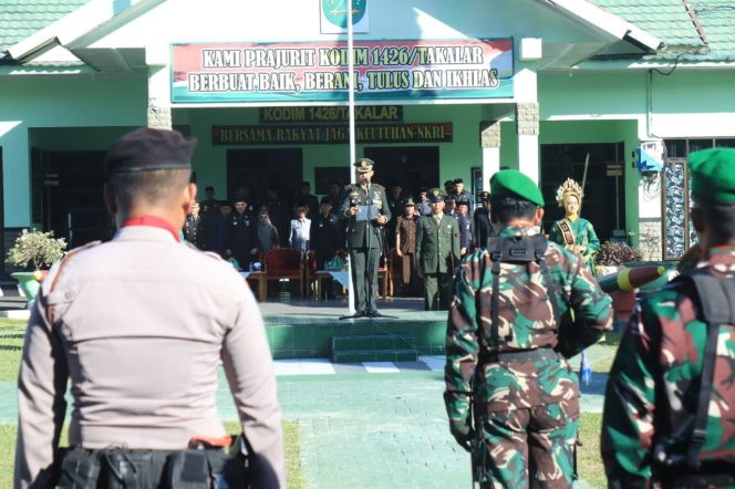 
 Peringati Hari Lahir Pancasila, Kodim 1426 Takalar Gelar Upacara