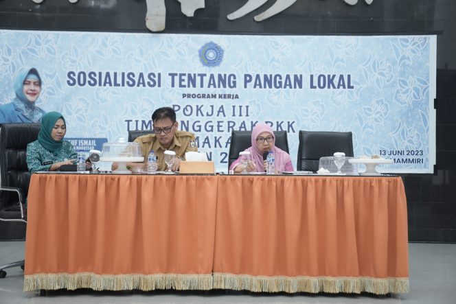 
 Pokja III TP PKK Kota Makassar Sosialisasi Ketahanan Pangan Lokal Tingkat Kecamatan