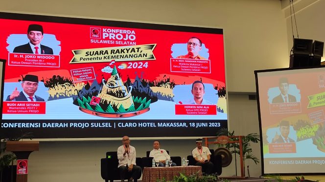 
 Projo Sulsel Dukung Prabowo dan Airlangga Pilpres 2024