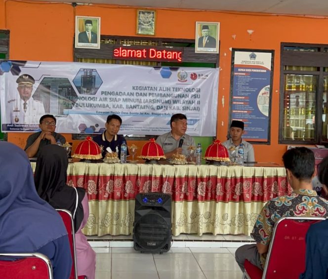 
 Prioritas Gubernur Sulsel, Kawasan Pesisir Desa Bonto Jai di Bantaeng Nikmati Fasilitas Teknologi Arsinum 