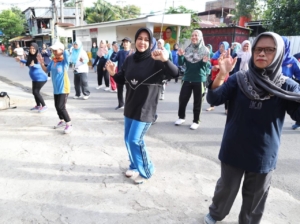 Wakil Walikota Senam Sehat dan Kunjungi Longwis Maastricht Bara Baraya