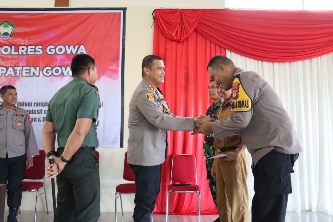 
 Tatap Muka Bersama 3 pilar Se-Kabupaten Gowa, Kapolres dan Dandim Sampaikan Ini