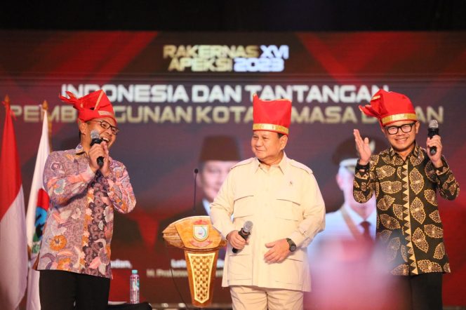 
 Hadir di Makassar, Prabowo: Saya Angkat Topi, Salut dengan Apeksi