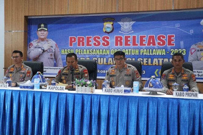 
 Selama Operasi Patuh Pallawa 2023 Mencatat Puluhan Ribu Pelanggar Lalulintas