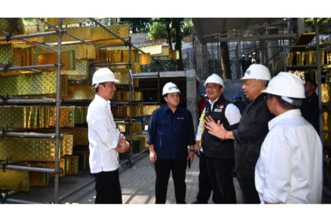 
 Presiden Jokowi Pastikan Pembangunan Istana di IKN Berjalan Sesuai Rencana