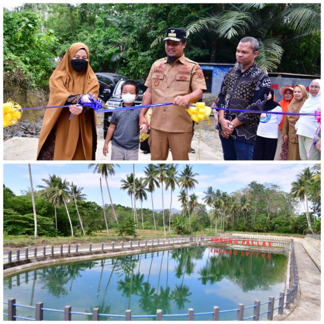 
 Gubernur Resmikan Embung Agrowisata Pallae, Aliri Persawahan Warga Sekaligus Lokasi Wisata