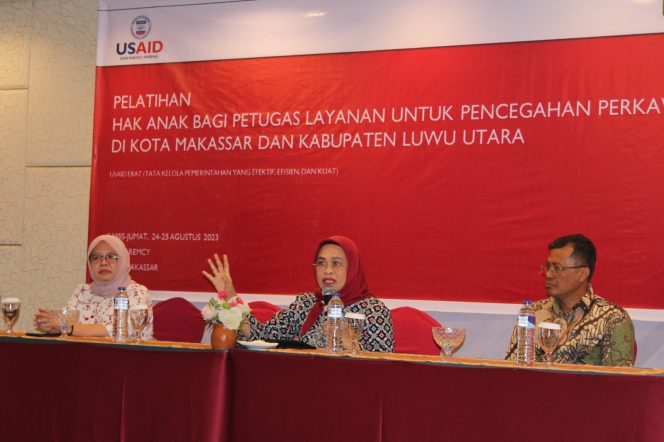 
 DPPPA KB dan USAID ERAT Gelar Pelatihan Pencegahan Perkawinan Anak