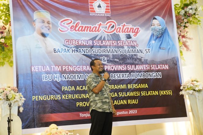 
 Gubernur Sulsel Bersilaturahmi dengan BPW KKSS Kepri di Tanjung Pinang