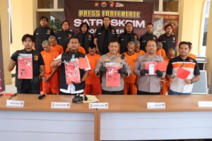 13 Pelaku Curanmor Berhasil Diamankan Satreskrim Polres Lebak