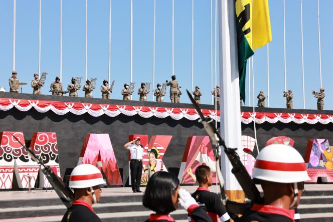 
 Wali Kota Makassar Pimpin Gladi Upacara Peringatan HUT RI di Anjungan Pantai Losari