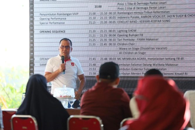 
 Menteri Pariwisata Sandiaga Uno Dijadwalkan Buka Event F8 Makassar