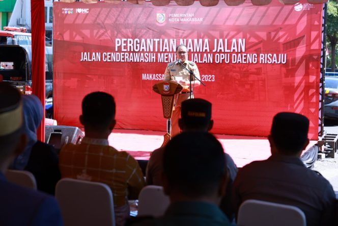 
 Wali Kota Makassar Resmikan Pergantian Nama Jalan Cendrawasih