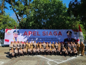 Kapolres Gowa Hadiri Apel Kesiapsiagaan Hadapi Dampak El Nino