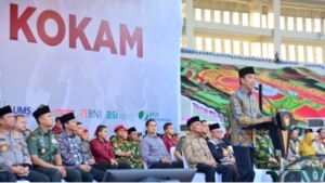 Hadiri Apel Akbar KOKAM, Presiden Jokowi  : Kontribusi Organisasi Pemuda Jaga Pemilu Damai