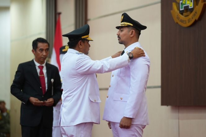 
 Pj Gubernur Sulsel Lantik Wakil Bupati Luwu Timur