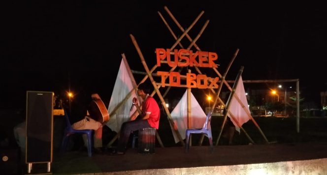 
 Pusker To Box di Tomoni Luwu Timur Buat Panggung Seni