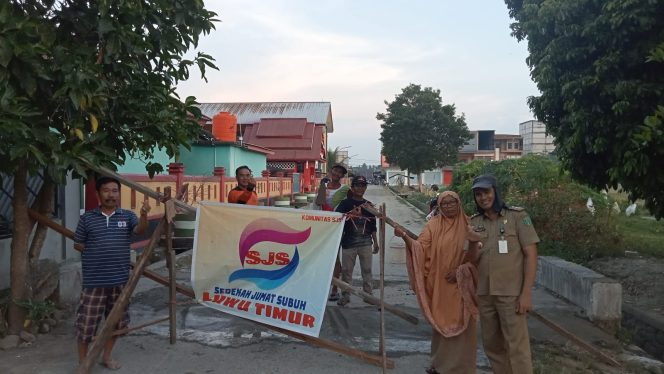 
 Sejumlah Plat Duiker di Kelurahan Tomoni Lutim di Perbaiki