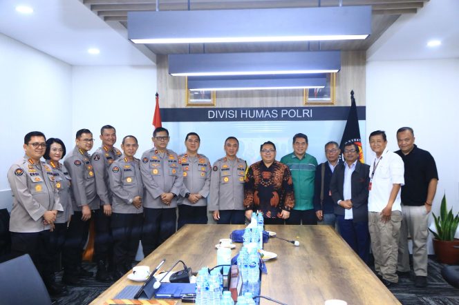 
 Humas Polri dan SMSI Perkuat Kolaborasi Wujudkan Pemilu Damai