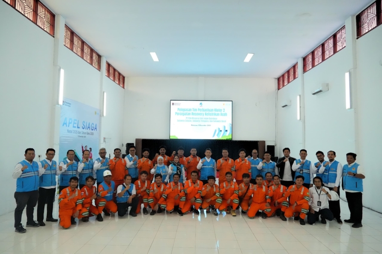 Bekerja Tanpa Henti, PLN UID Sulselrabar Kirim Tim Khusus Kloter Kedua ke Aceh