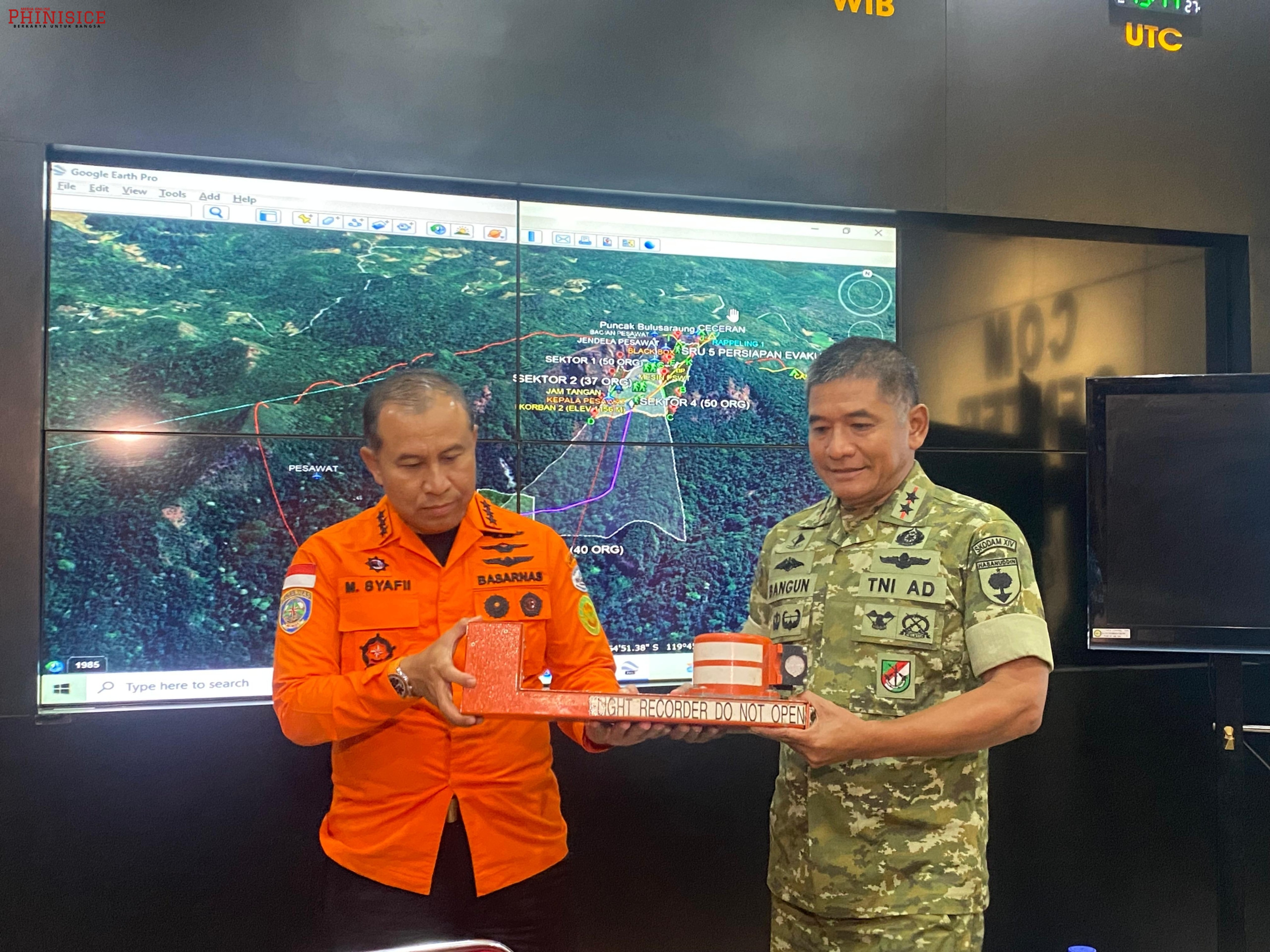 Black Box Pesawat ATR 42-500 Akan Diberikan ke KNKT untuk Investigasi